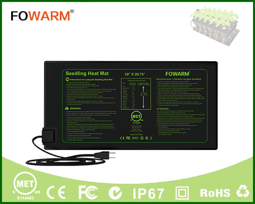 Met Cmet Ip67 Approved Seedling Heat Mat Seedling Heat Mat