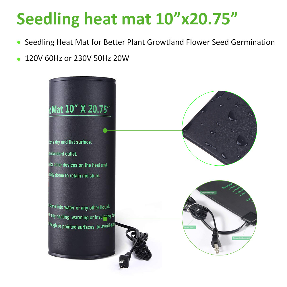 Seedling heat mat 10x20.75 Inch