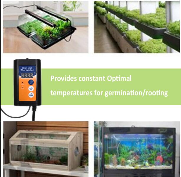 Digital Seedling Heat Mat Thermostat Controller Thermostat